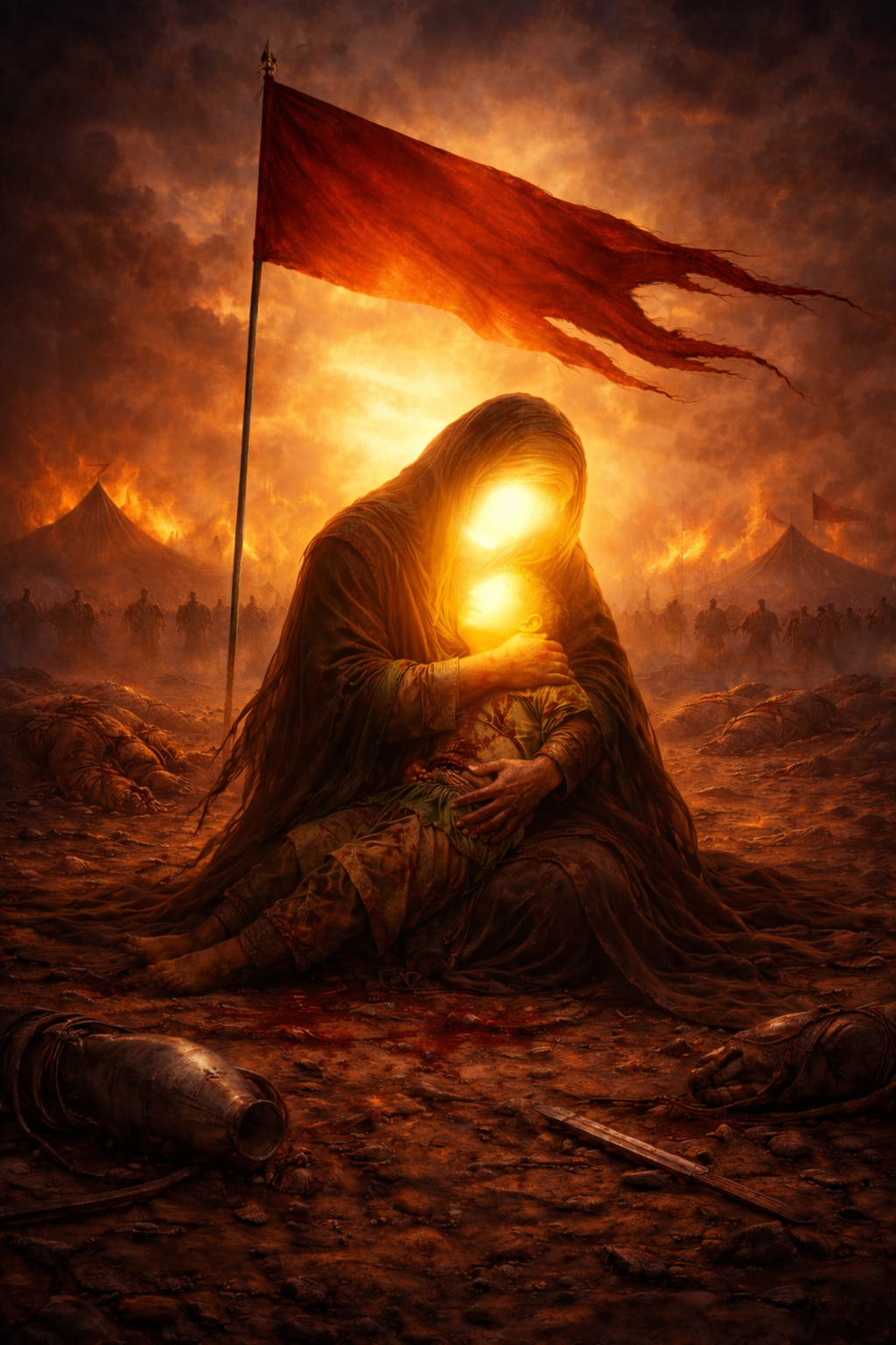 سمحنا للذكاء الاصطناعي بإنشاء صور الأربعين والإمام الحسين — وهذا ما أنتجه